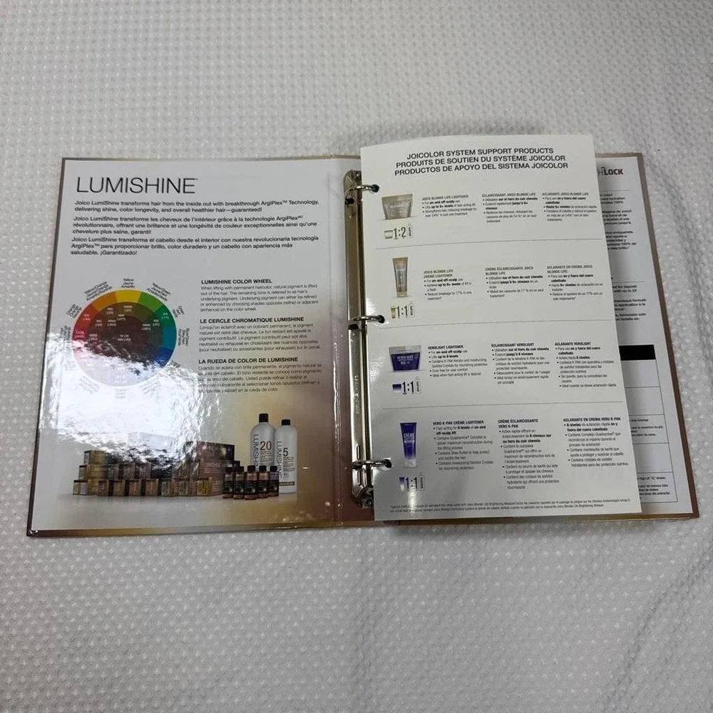 Joico Lumishine hair color Swatch Book